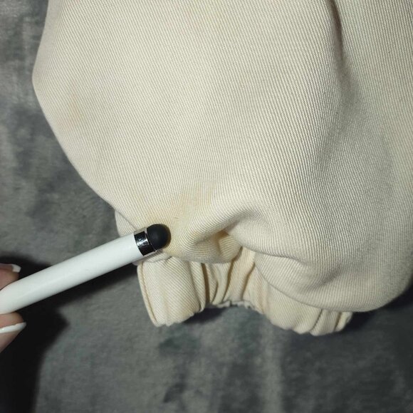 Abercrombie & Fitch Women S Preppy White Versatile Vintage Baddie Popover Jacket - Picture 9 of 14